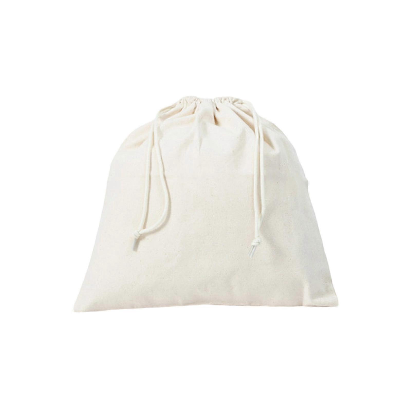 Breathable Moisture Resistant Efficient Cotton Linen Drawstring Bag for Baguettes Preservation Kitchen Storage Solution Multicolor