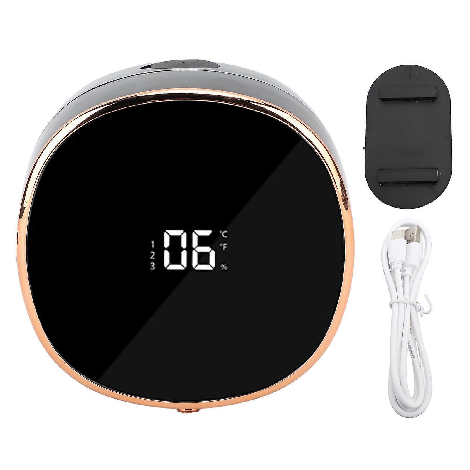 Automatic Soap Dispenser Wall Mounted Touchless Smart Sensor Rechargeable for Bathroom Kitchen Black