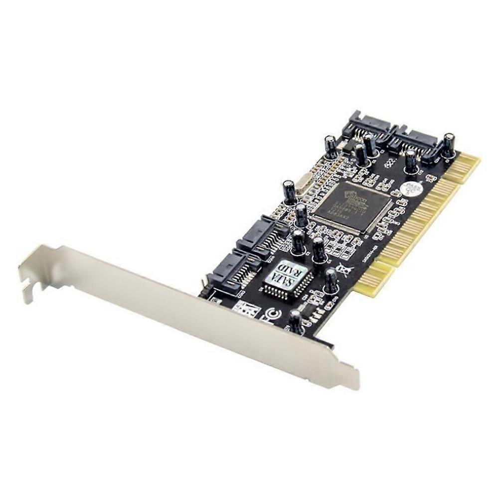 PCI to SATA Conversion Card with 4-Port SiI3114 Controller for RAID Control