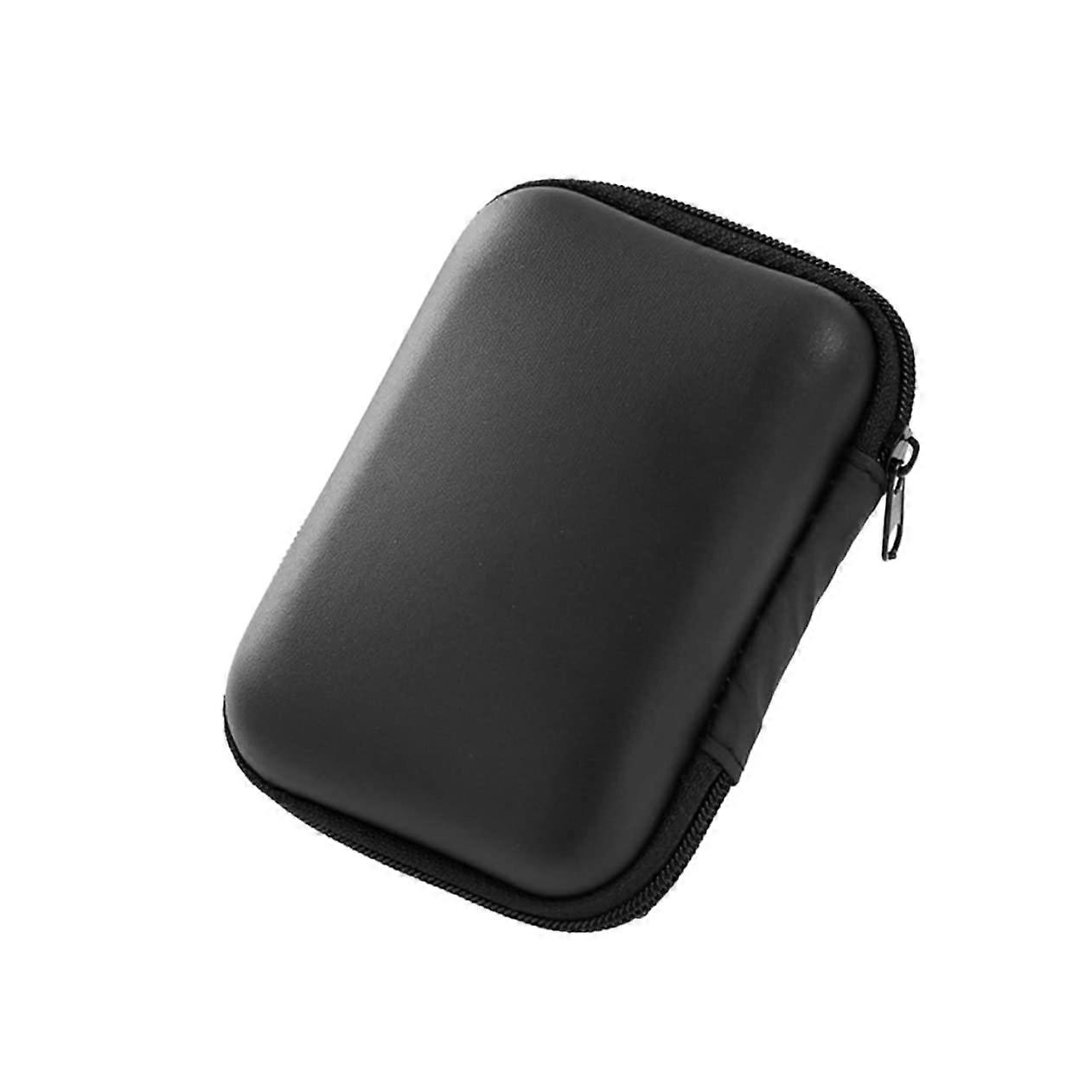 Electronics Organizer Waterproof EVA Travel Cable Storage Bag for Accessories Black