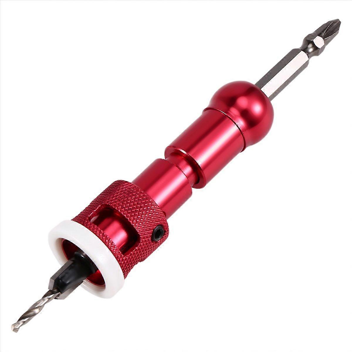 For Drill Presses Low Friction Depth Stop Drill Bits Carbide Tipped Countersink Drill Bits for Precise Countersinking B