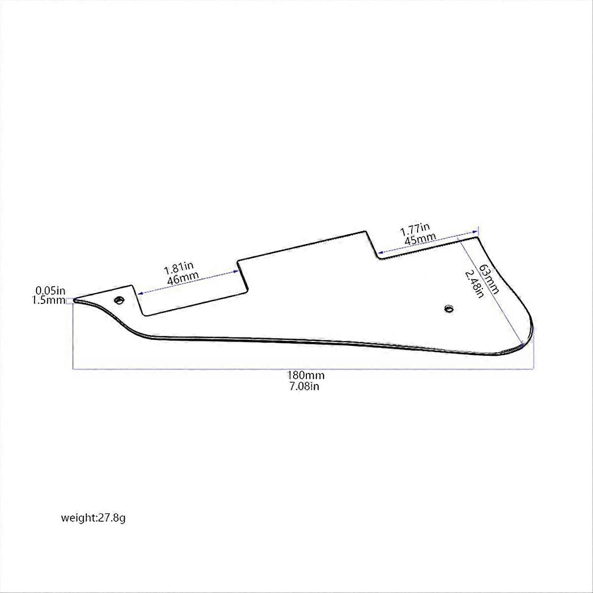 Pro LP Kytarový Pick Guard Scratch Plate pro kytaru