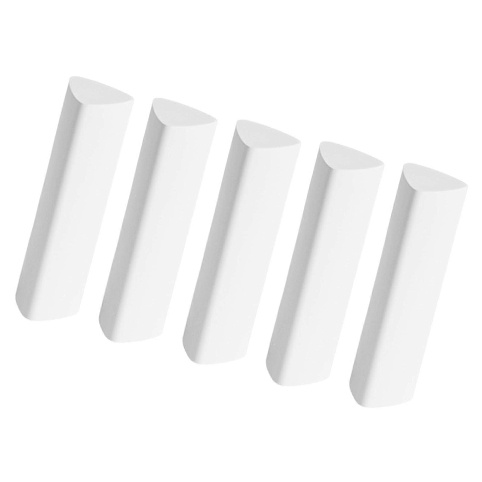 5 Pcs Triangle Eraser Set Soft Smooth Erasing Bright Cartoon Style for School Office Drawing