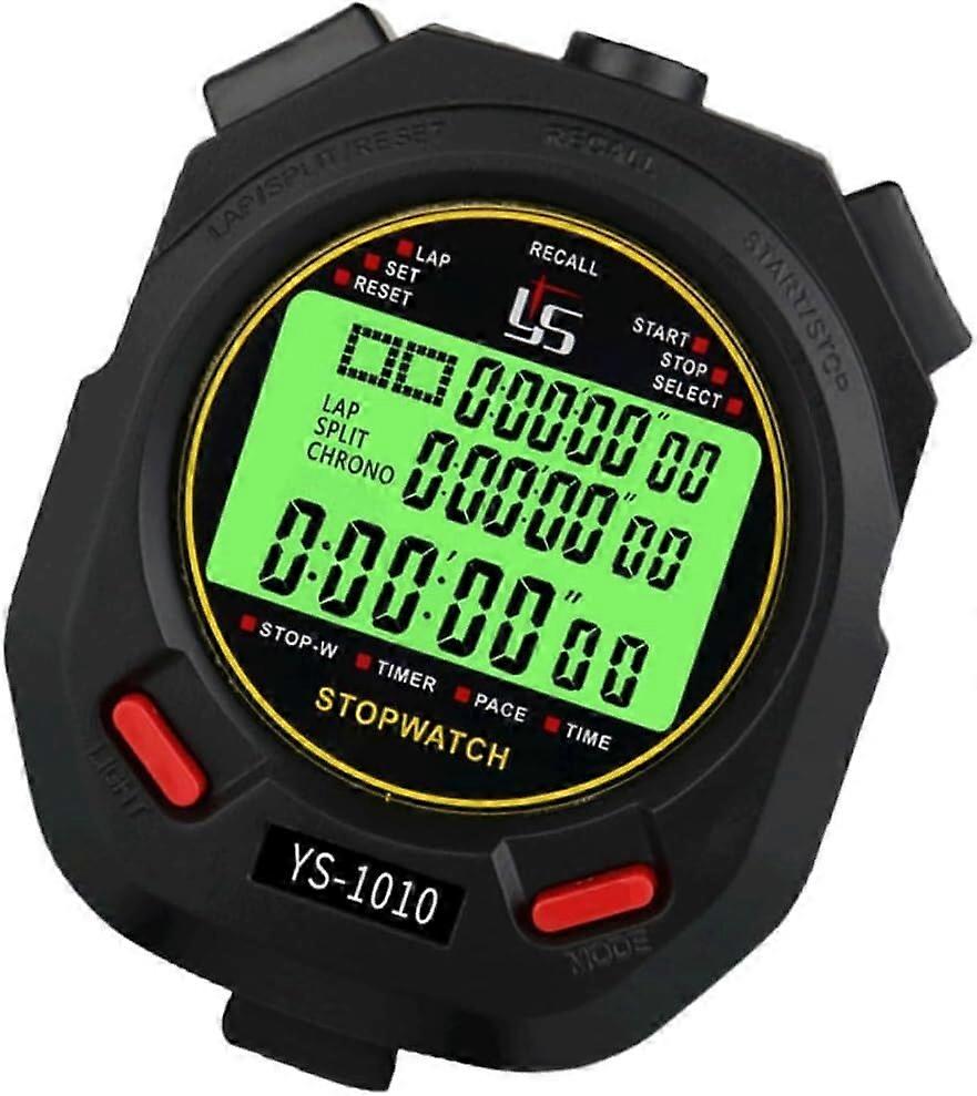 Waterproof Digital Sports Stopwatch Timer with Precision MultiFunction for Running and Training