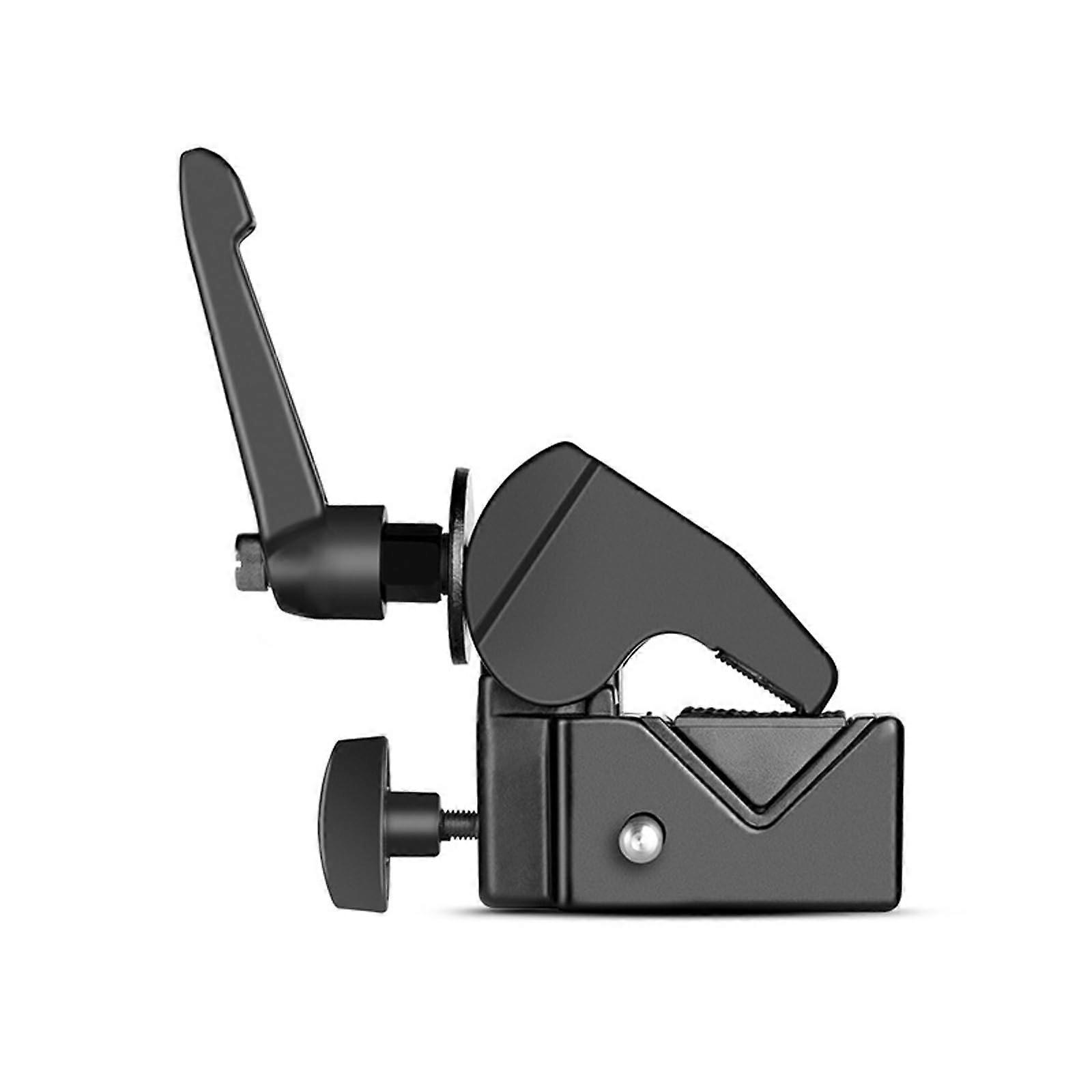 Aluminum Alloy Camera Super Clamp with 5/8' Stud, Adjustable MultiAngle Photography Mount