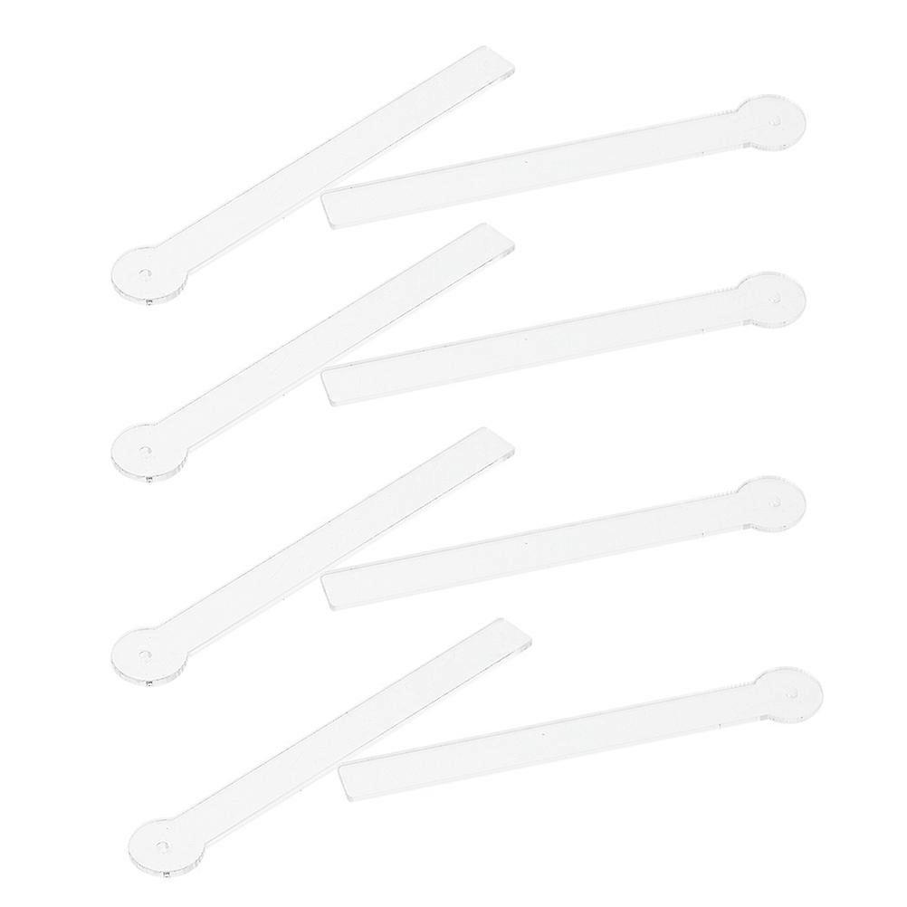 Acrylic Earring Try on Sticks Transparent for Store Display 8Pcs