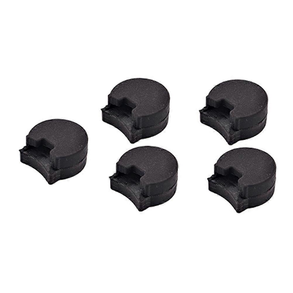 Clarinet Thumb Support Oboe Thumb Rest for Comfort 5Pcs Black Plastic
