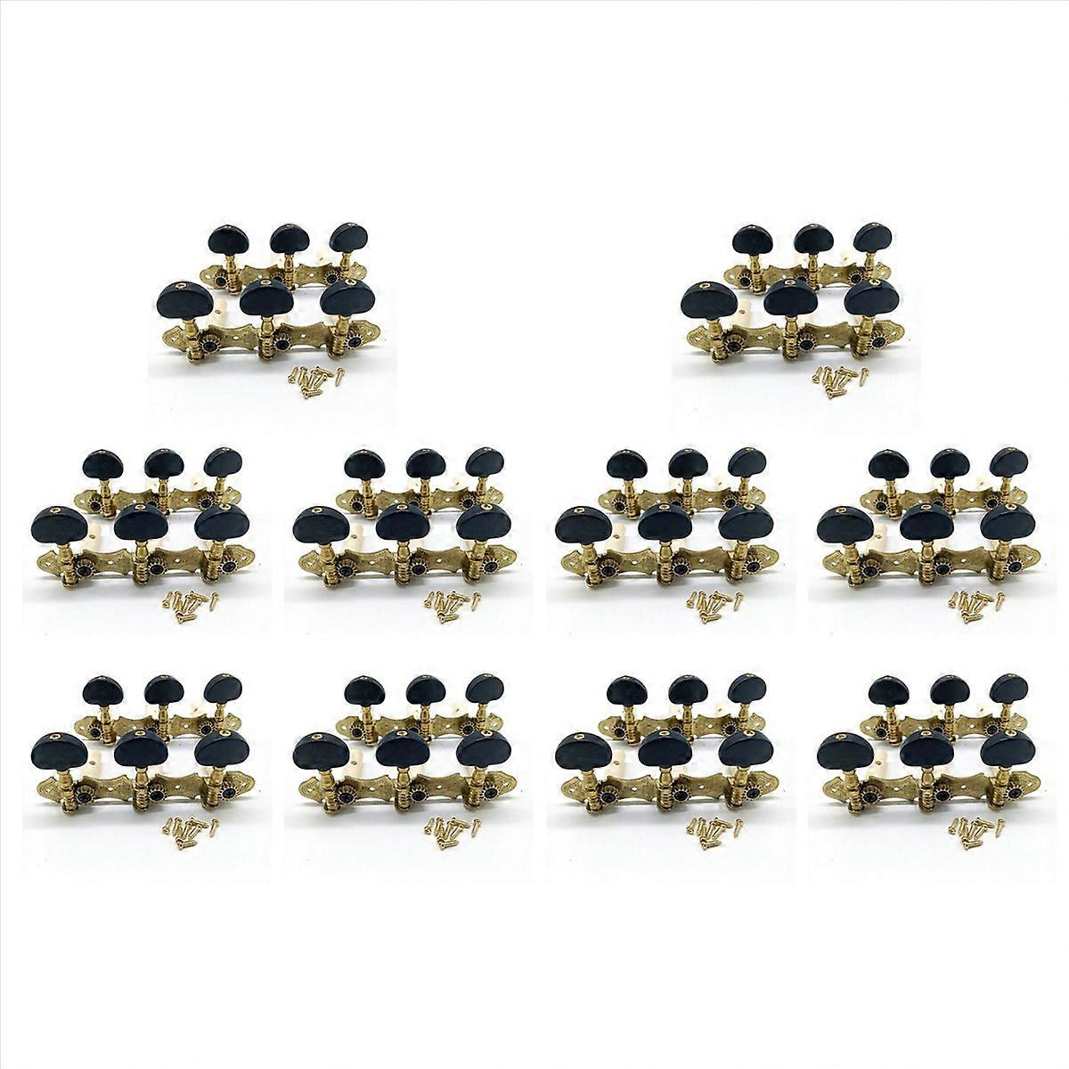 Left Right Guitar String Tuning Pegs Guitar Accessories,Black