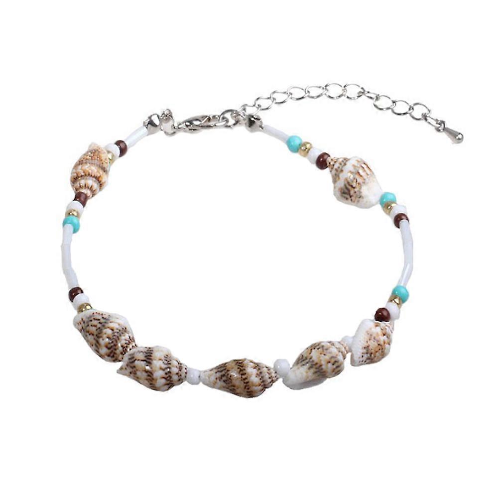 Ankle Jewelry Chic Conch Anklet for Decoration Use 2Pcs Pack