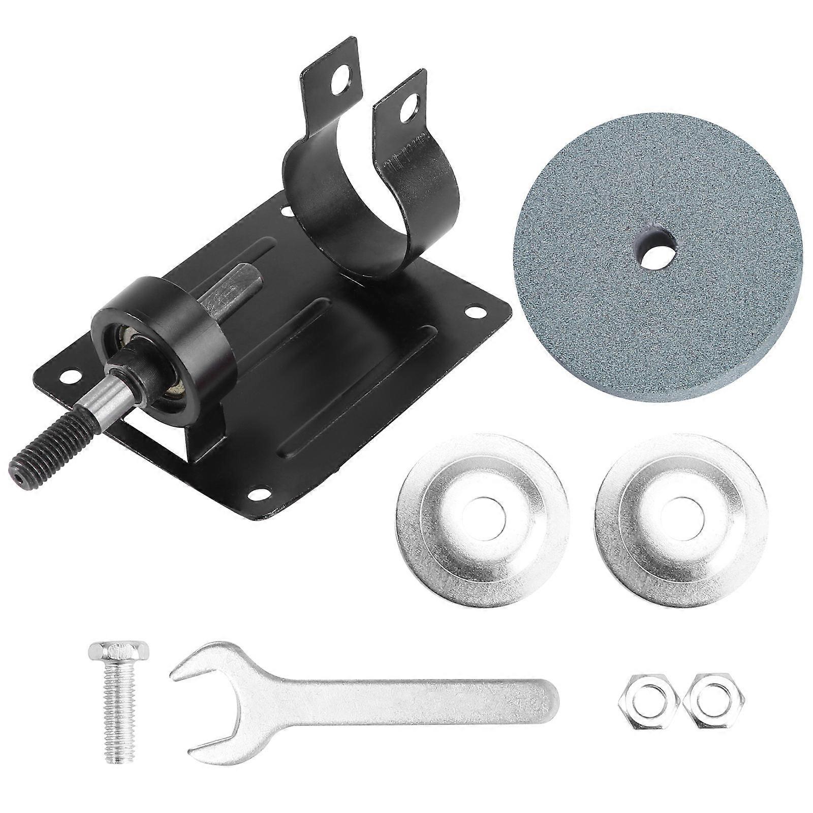 Electric Drill Grinder Base Metal Polishing Edging Support with 1Set