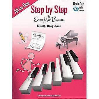 Edna Mae Burnam : Étape par étape All-In-One Edition tome 1 (livre/Ecouter) (cours de Piano étape par étape)