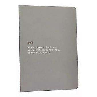 Nkjv Bible Journal - Ruth Paperback Comfort Print Softcover Gray - Sewn Smyth