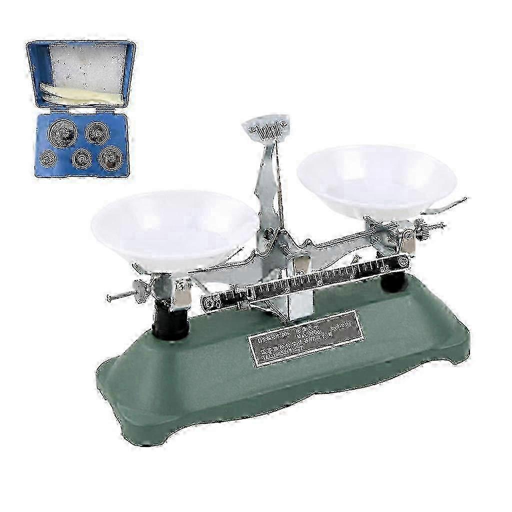 Double Pan Balance Scale with Calibration Weights for Lab Experiments