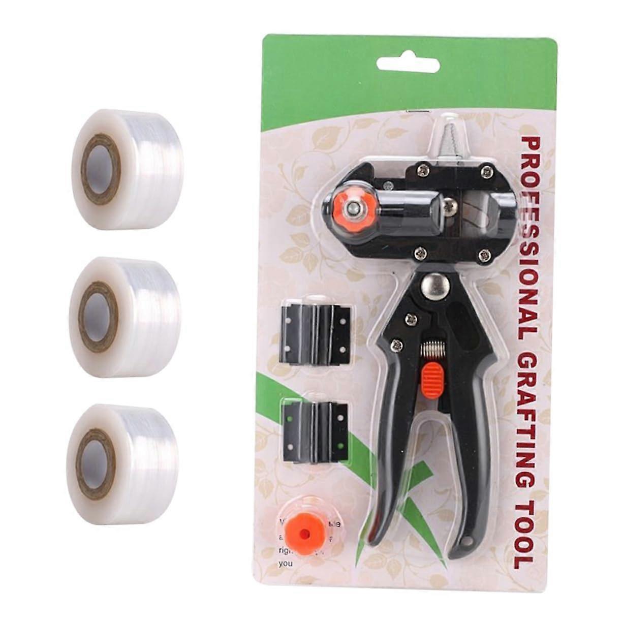 Grafting Tools and Pruning Shears Kit with Replaceable Blades for Precise Cuts on Fruit Trees