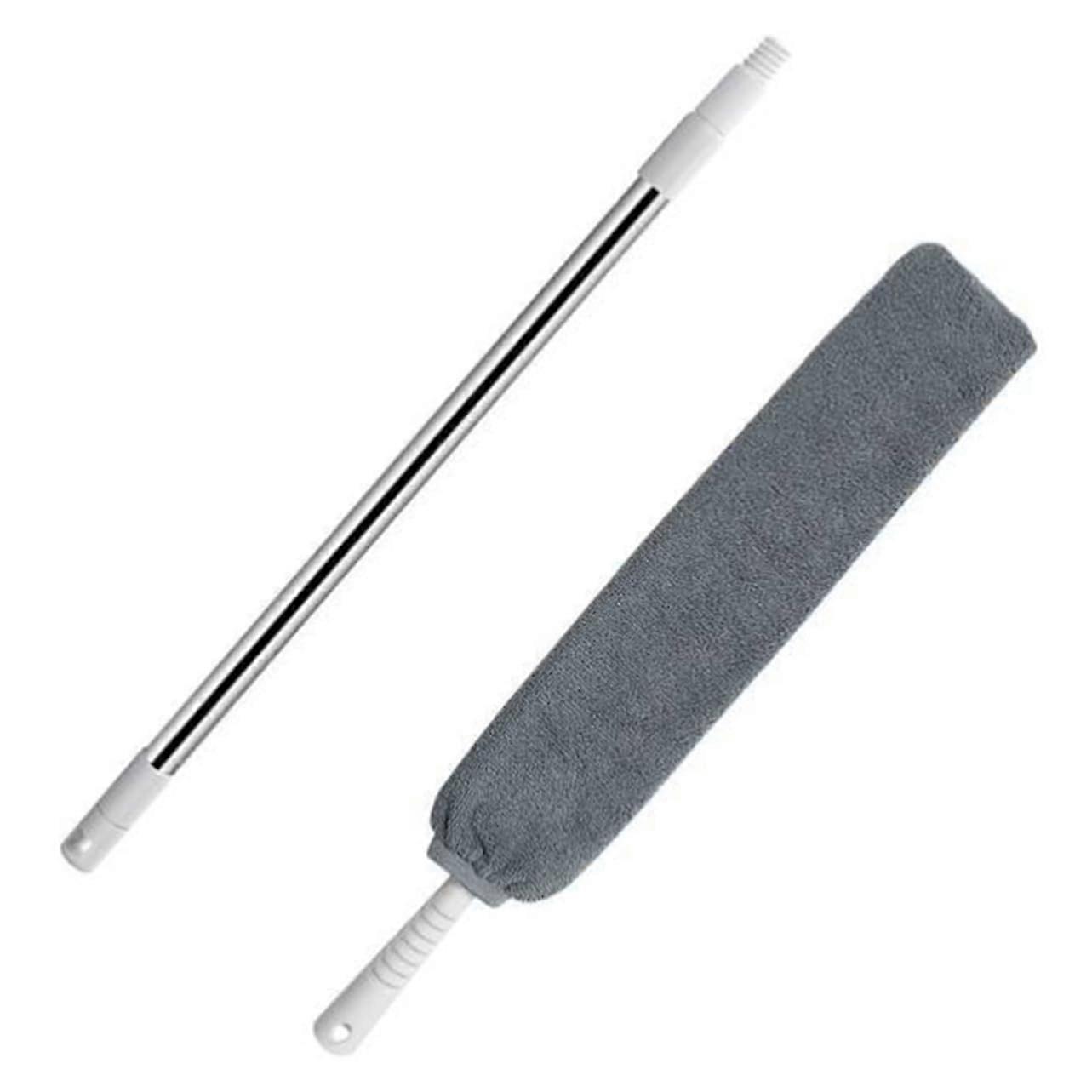 Extendable Microfiber Duster with Bendable Head and Telescopic Handle for Home Cleaning