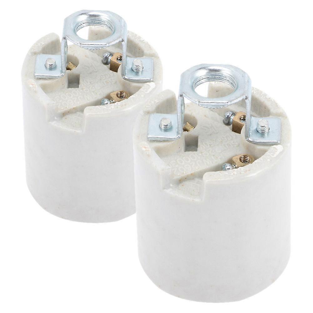 Lamp Replacement Socket Ceramic for E26 Bulb Holders 4Pcs
