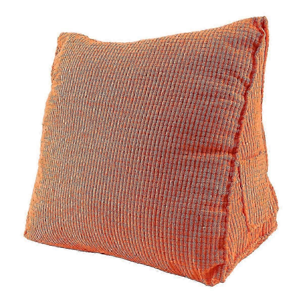 Solid Color Reading Wedge Pillow Thick Lumbar Back Pad