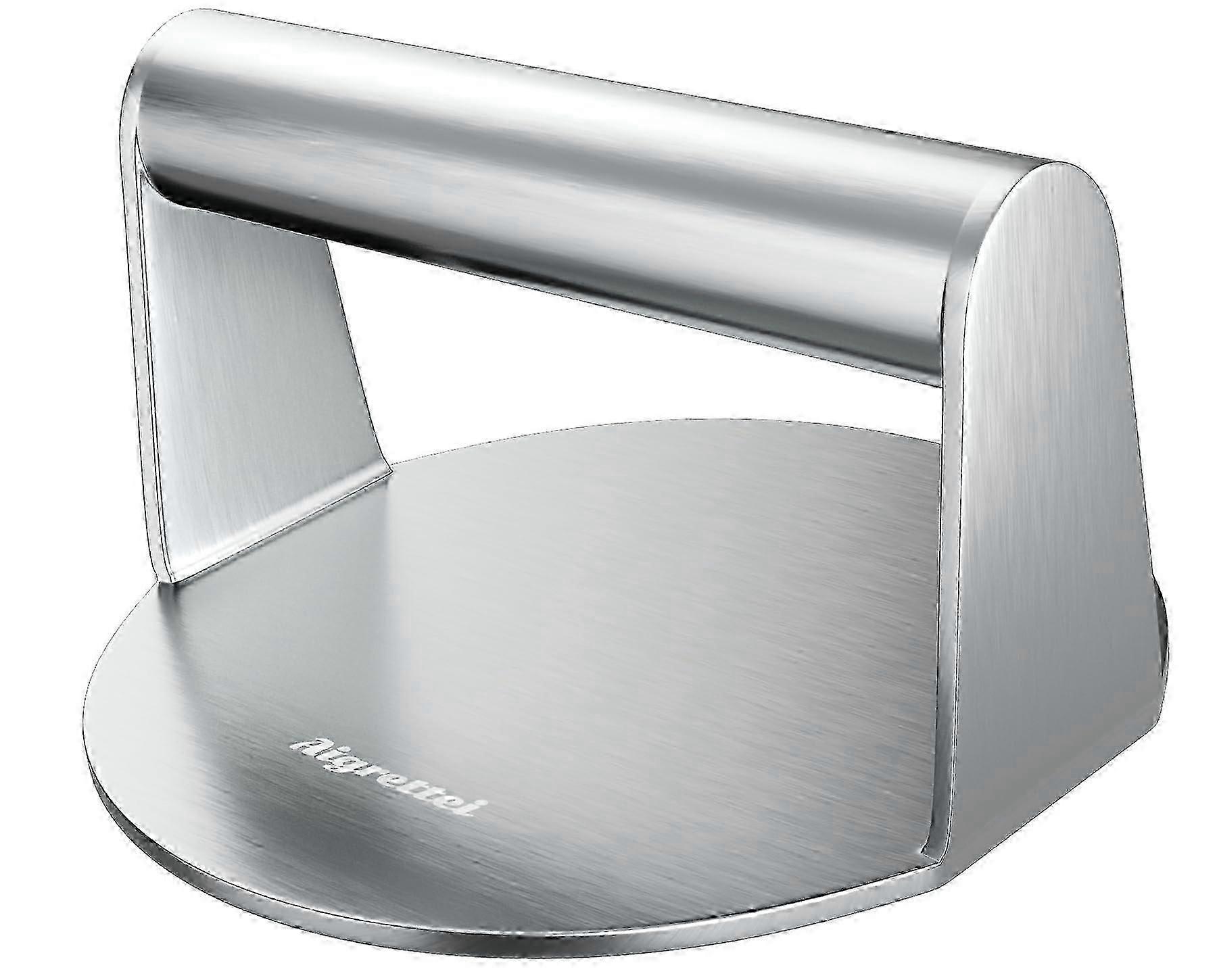 Stainless steel hamburger press for kitchen use