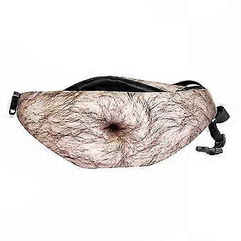 Bolsa de cintura unissex com design antifurto para viagens e uso casual, porta-dinheiro, pochete (06)