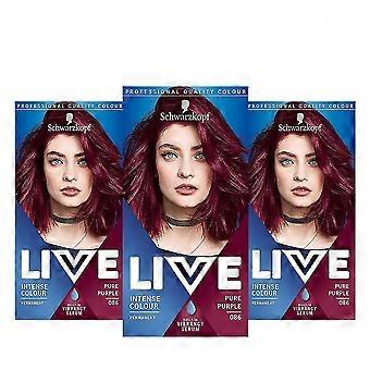 Live Intense XXL Permanente Haarfarbe Real Red 035 - 3er-Pack