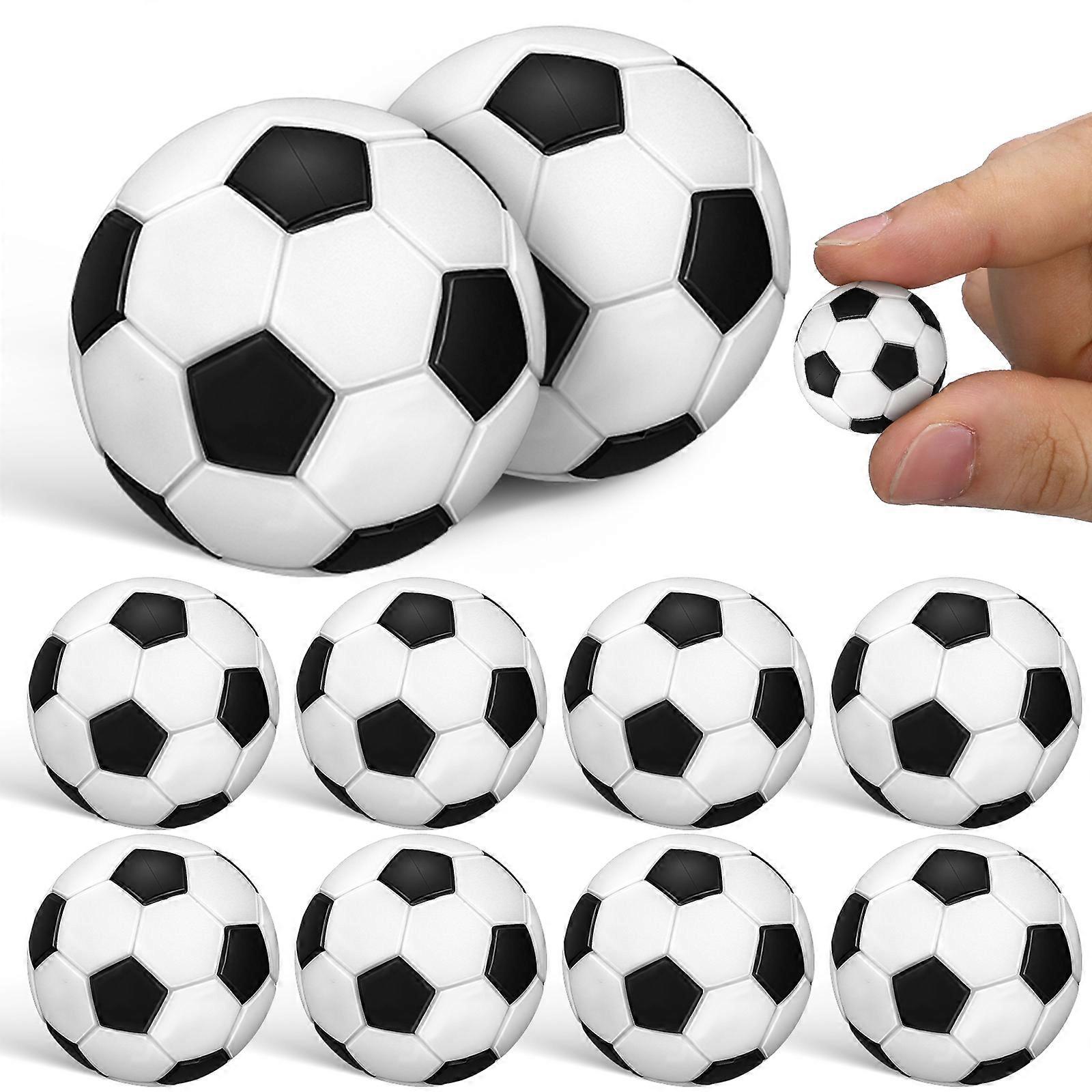 Table Soccer Foosball Balls for Replacement 10Pcs Durable Plastic Material