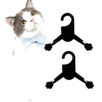 Dog Clothes Hangers Plastic Paw Shape for Pet Use 10Pcs Portable Set