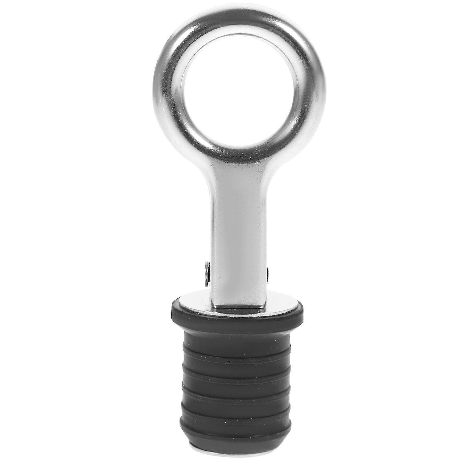 Rustfritt stål Drain Snap Plug Boat Drain Plug Deck Drain Plug Rustfritt stål Plug for gummibåt