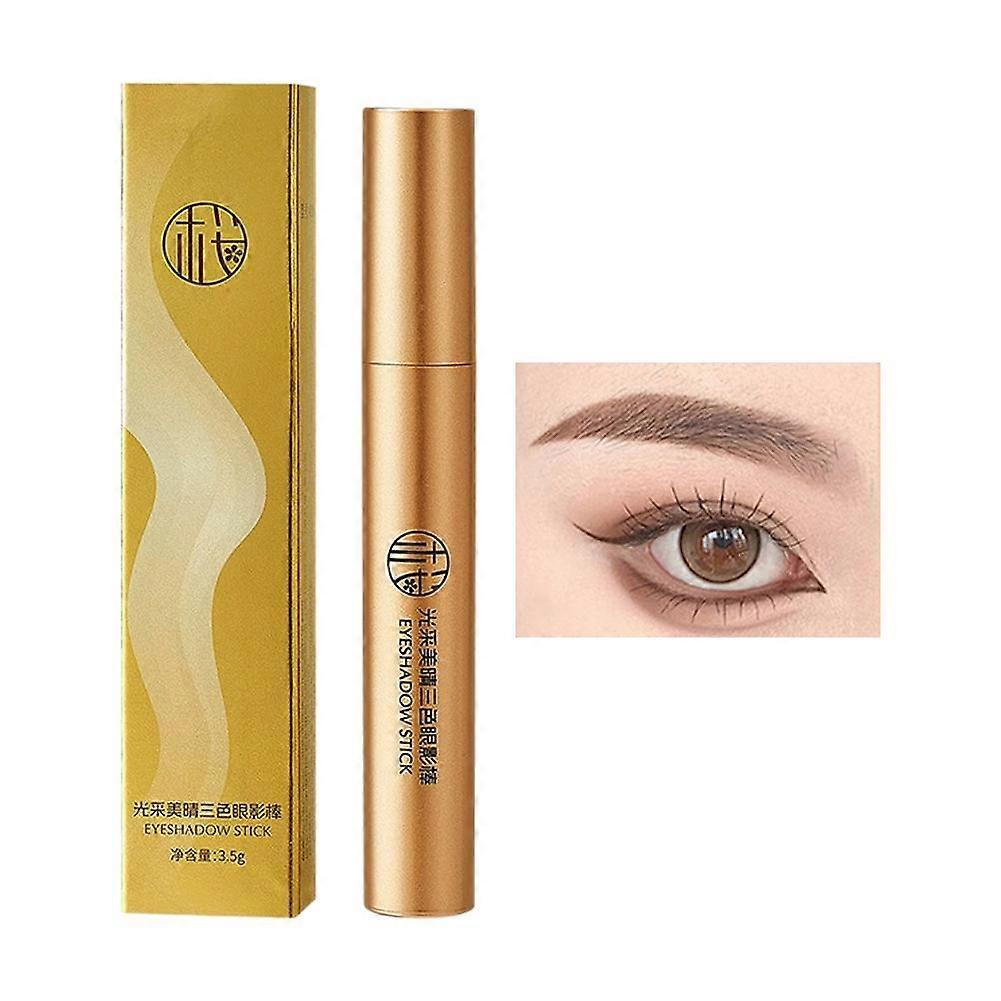 Three Color Eyeshadow Stick Multi Functional And Long Lasting
