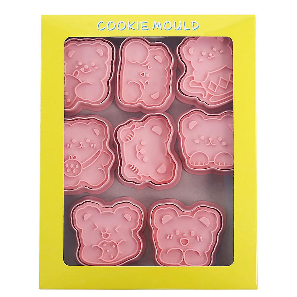 3d Biscuits Stencil Plastic Baking Stencil Fondant Moulds Cutters
