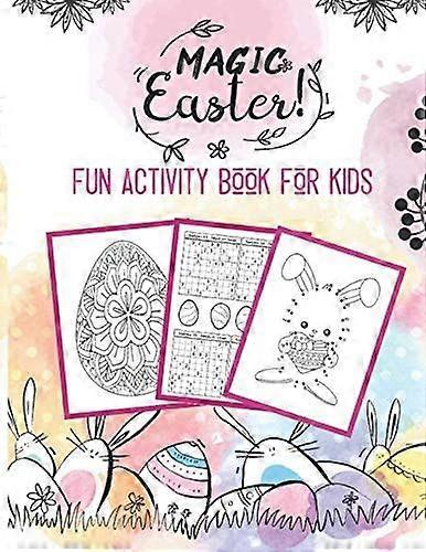 Magic easter fun activity book for kids