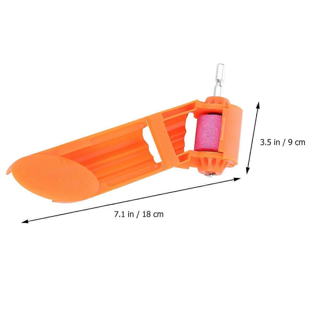 2 Sets Portable Drill Bit Sharpener Corundum Grinding Wheel Powered Tool