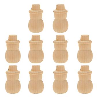 10 pcs decoracion para mesa de navidad de madeira peg pessoas boneca de madeira pessoas boneca de neve peg boneca decorativa corpos de boneca