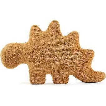 Dinosaur blokpude - pude plys legetøj giver behagelige kram til børn (kan ikke stå), kreativ rumindretning til feriefester (stegosaurus)