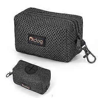 Mesh Dog Poop Bag Dispenser, Leash Clip Holder for Waste Bags, 3 Colors, Durable Pet Accessory