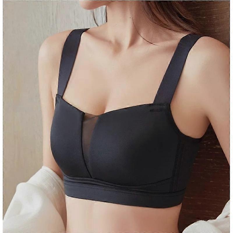 Skin Tone Anti-Sagging Support Wireless Bra with Adjustable Straps