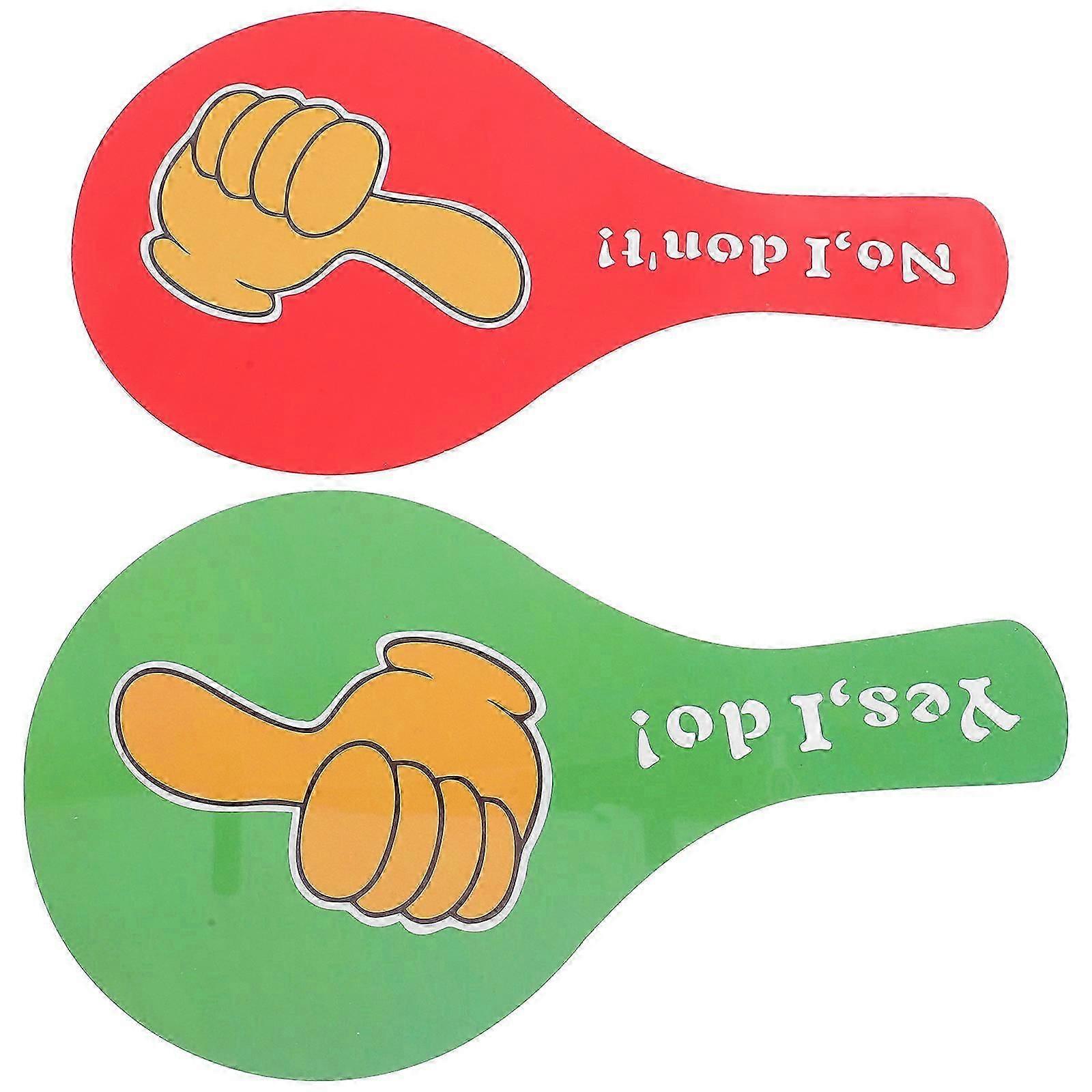 Thumbs Up Thumb Down Voting Paddles, Plastic, for Classroom Interactive Teaching, 10 Pack
