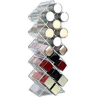 Organizzatore rossetto, Supporto rossetto acrilico, Lucidalabbra trasparente Holer, 16 spazi Lipgloss Organizers, Custodia Espositore (supporto rossetto, 16 slot