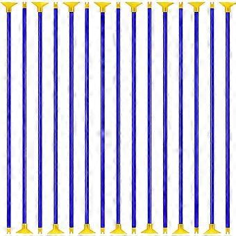 20 Pieces Replacement Suction Cup Arrows Toy Archery Replacement Arrows with Rubber Tip for Boys Girls (Blue)
