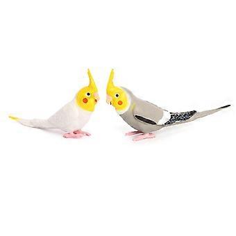 7Pcs Cockatiel Figurines Set, Realistic PVC Parrot Models, Educational Toys for Kids, Birds Animal Figures, Perfect for Play and Decorations, 9.52.44.