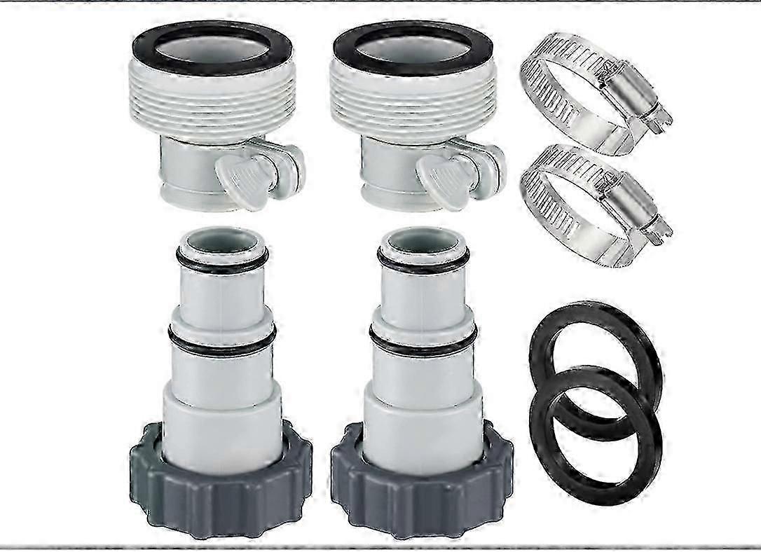 Pool Hose Adapter, Intex Replacement with Thread, Suitable for Filtration