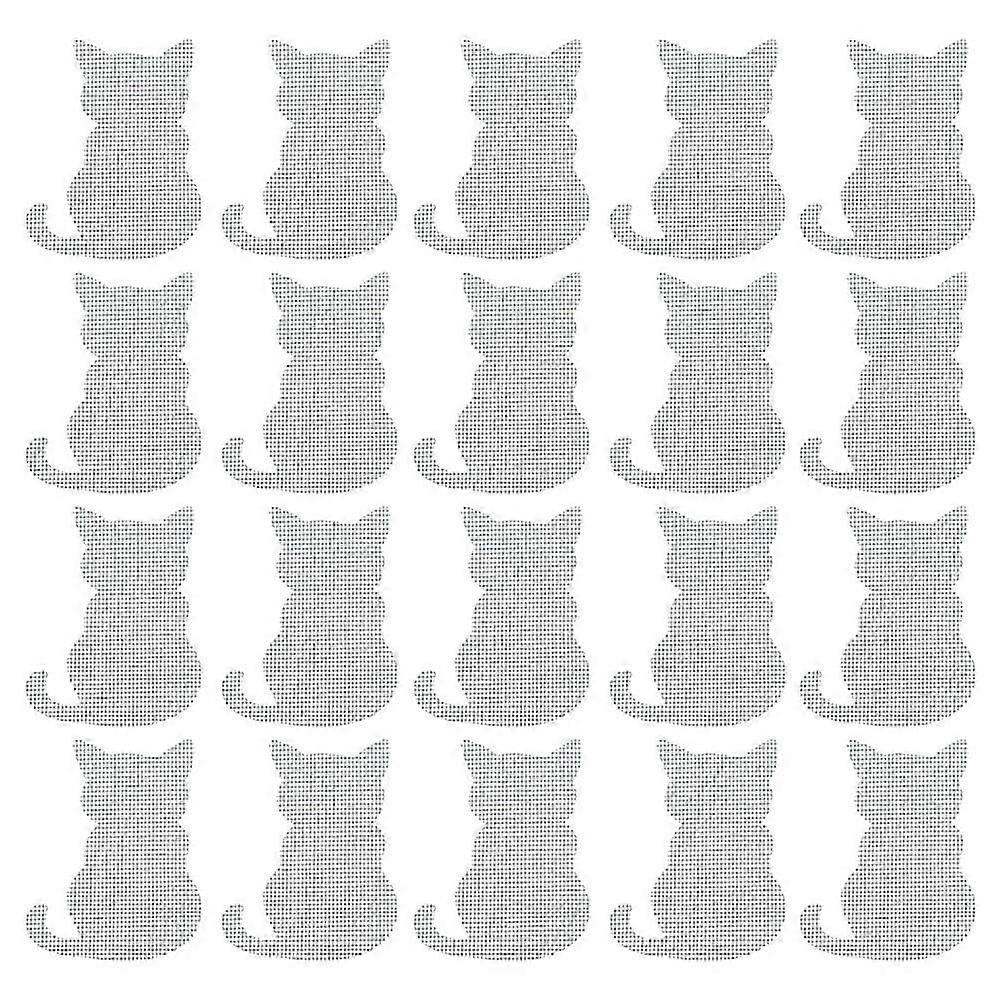 Screen Repair Patch 20Pcs for Window Screen Light Grey