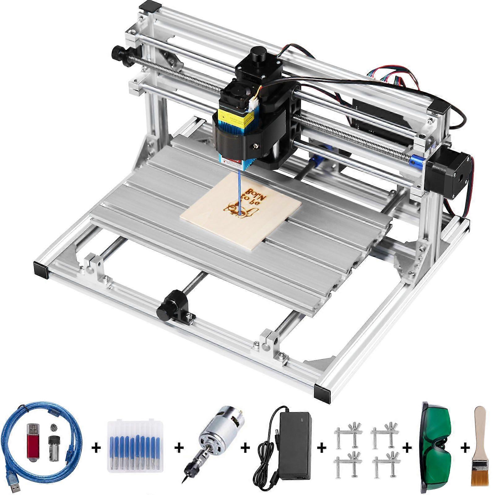 Kit router CNC 3018 cu gravor laser