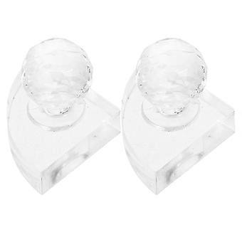 Transparent Cosmetic Pressing Stamper for Eyeshadow and Blusher 2Pcs