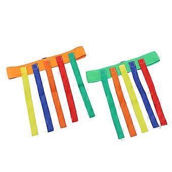 2 sets of Kindergarten Pull Tail Belt Children Parent-child Outdoor Activities Toy