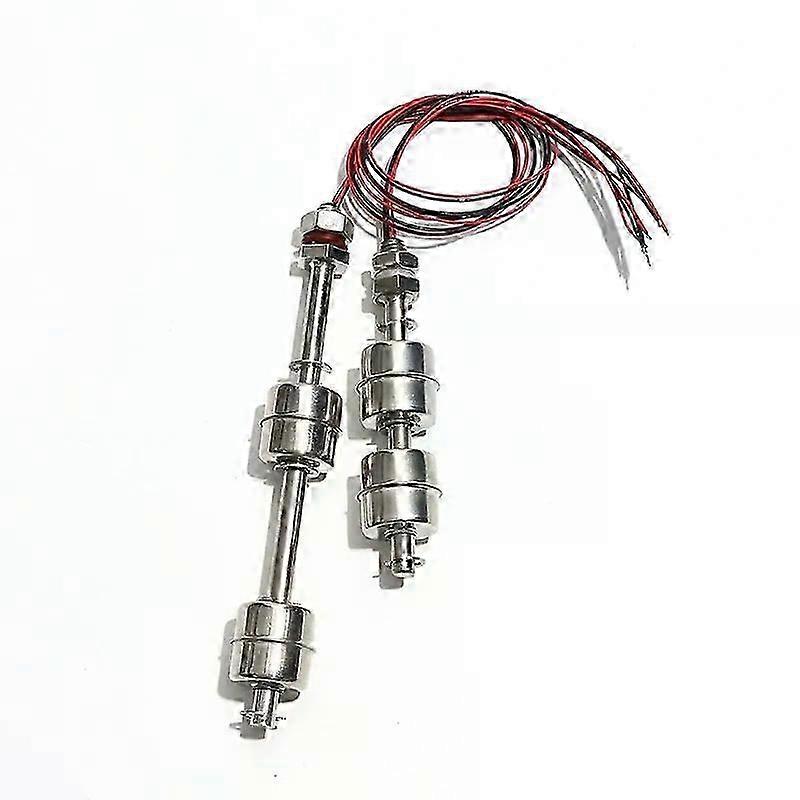 One stainless steel double float switch, adjustable water level, automatic sensor regulator, length 100mm-600mm