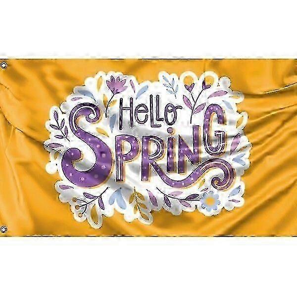 Hello Spring Flag L0468