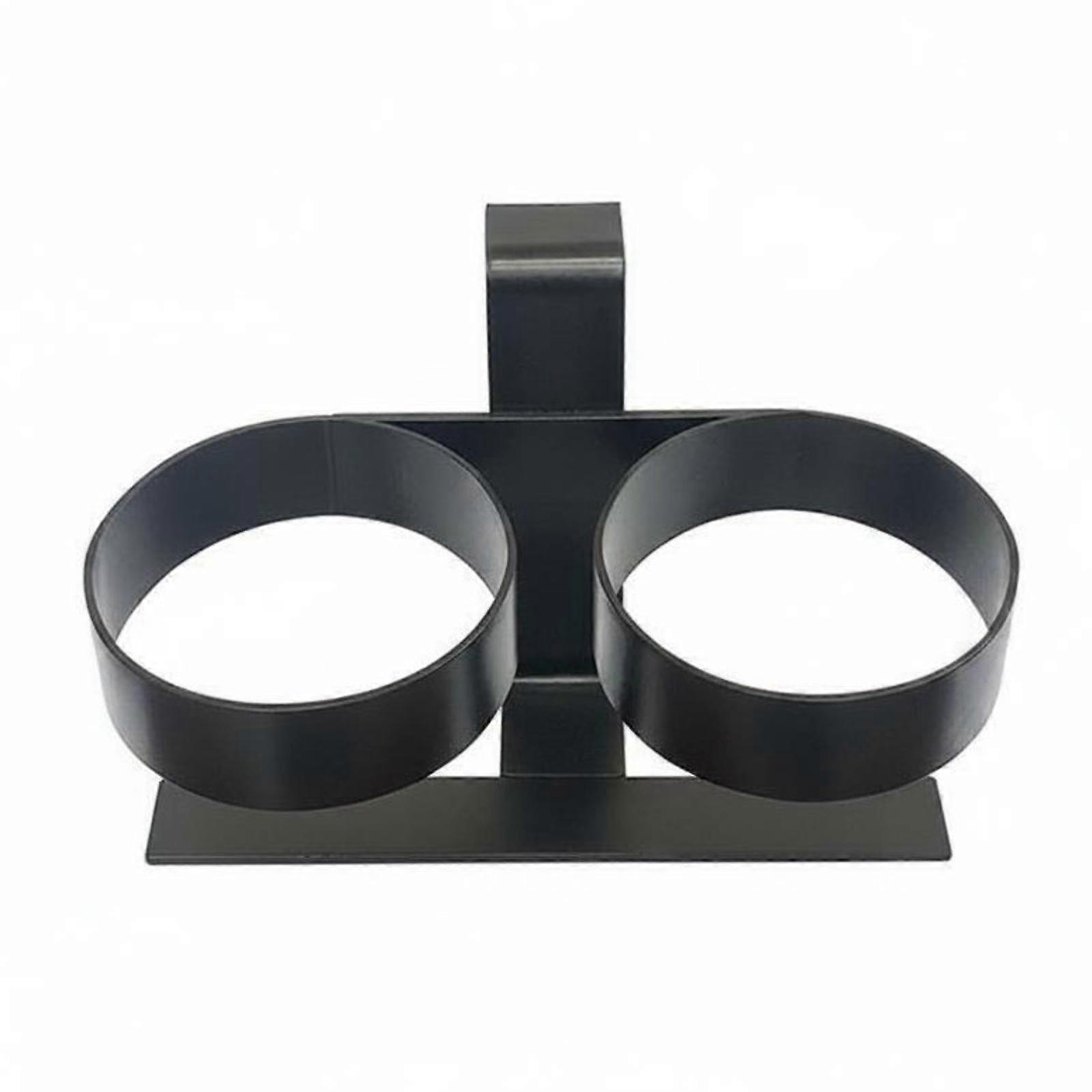 Insulated Container Cup Holder Rectangular Base Double Cup Holder Iron