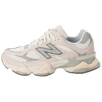 Tênis casual de cano baixo New Balance NB 9060 'Branco e Cinza' com amortecimento, resistente à abrasão e respirável, unissex, nas cores branco e cinza (U9060HSC).