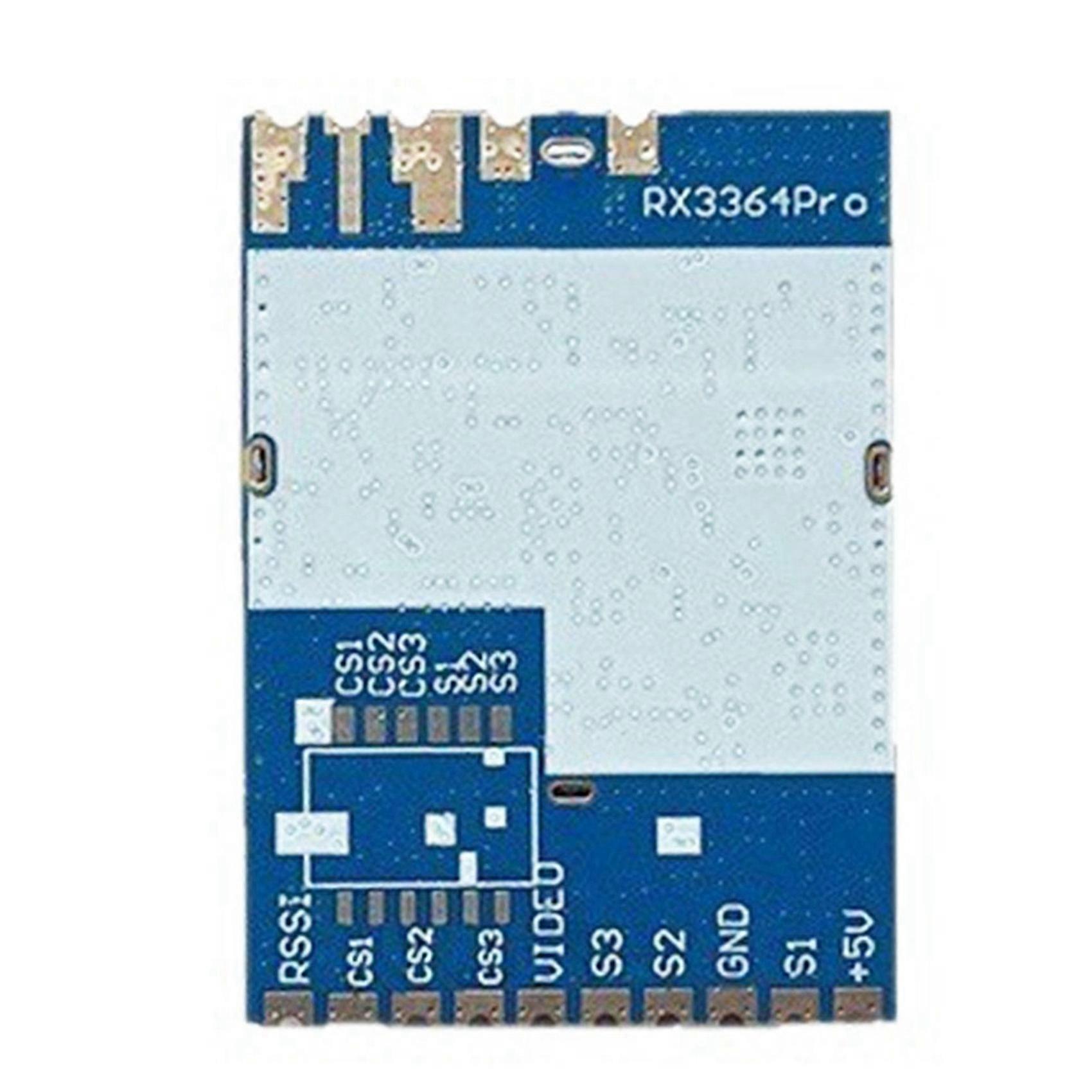 2X 3.3G RX3364Pro FPV VRX Module Wireless Receiver Module Wireless Analog Receiver RSSI FPV Audio Transmission Module