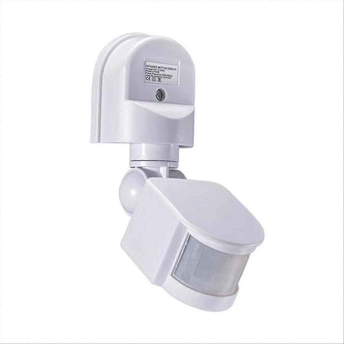 Wall Mount DC12V PIR Movement Detector White